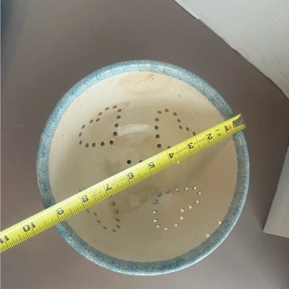 Handcrafted Ceramic Bowl with Heart Design Cottage Core Decor